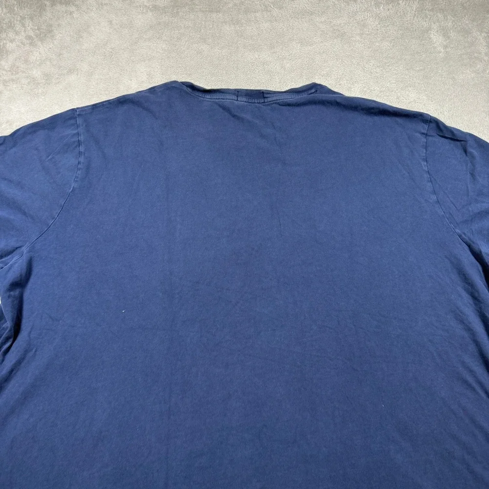 Polo Ralph Lauren T-Shirt Mens 3XB Blue Spellout Graphic Athletic Dept